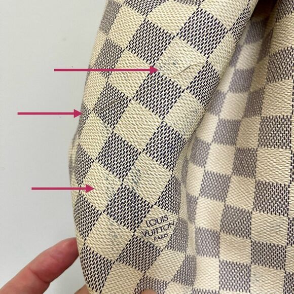 Louis Vuitton Sperone D’Azur N41578 Damier Backpack, Tags, Receipt - Picture 13 of 14